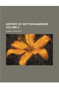 History of Nottinghamshire Volume 2