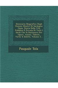 Dizionario Biografico Degli Uomini Illustri Di Sardegna