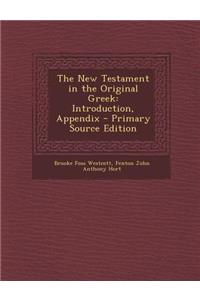 The New Testament in the Original Greek