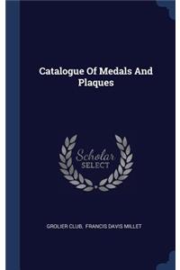 Catalogue Of Medals And Plaques