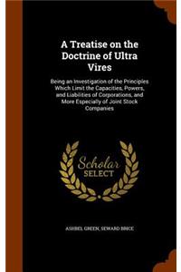 A Treatise on the Doctrine of Ultra Vires