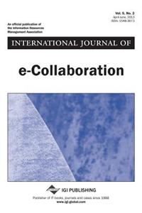 International Journal of E-Collaboration, Vol 9 ISS 2