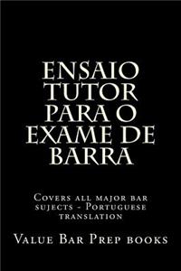 Ensaio Tutor Para O Exame de Barra