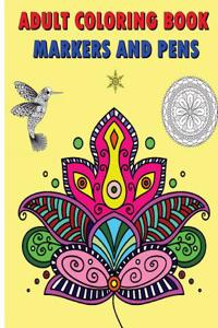 Adult Coloring Book Markers and Pens: 2016