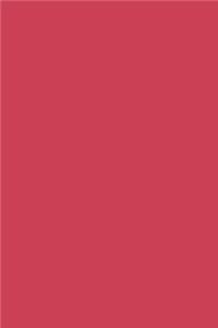 Journal Brick Red Color Simple Plain Red