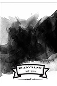 Lined Notebook - Black: Notebook Journal Diary, 110 Lined Pages, 7 X 10
