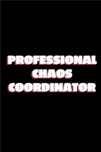 Professional Chaos Coordinator Notebook
