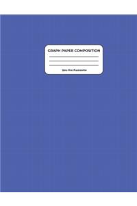 Graph Paper Composition Notebook