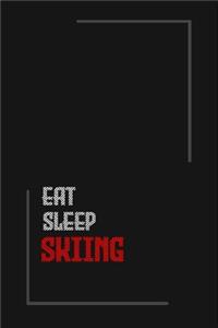 Eat Sleep skiing Repeat journal