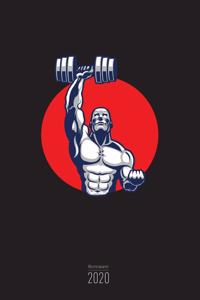 Wochenplaner 2020 - Fitness Gym Bodybuilding