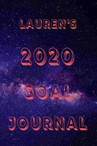 Lauren's 2020 Goal Book