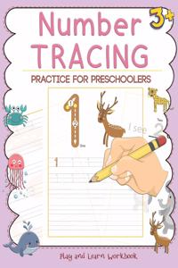 Number Tracing practice for preschoolers