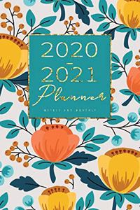 2020-2021 Weekly And Monthly Planner