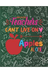 Because Teacher's Can't Live On Apples Alone