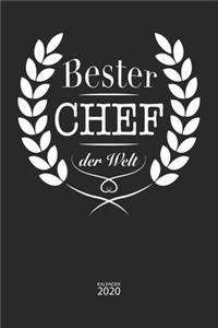 Bester Chef der Welt Kalender 2020