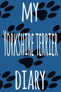 My Yorkshire Terrier Diary