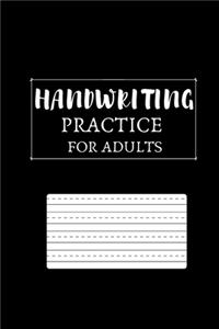 Handwriting Practice For Adults