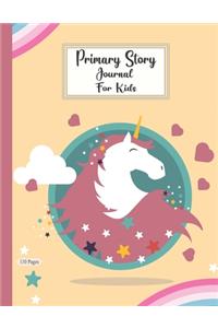 Primary Story Journal For Kids-Unicorn