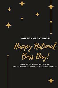 Happy National Boss Day!