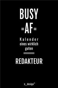 Kalender für Redakteure / Redakteur / Redakteurin