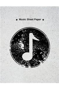 Music Sheet Paper