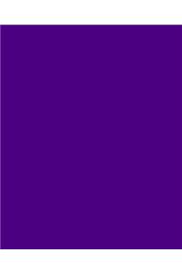 Indigo Color School Composition Book Simple Plain All Indigo 130 Pages