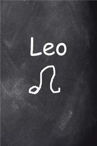 2019 Weekly Planner Leo Symbol Zodiac Sign Horoscope Chalkboard 134 Pages