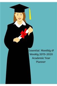 Essential Monthly & Weekly 2019-2020 Academic Year Planner