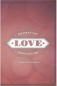 Inspiring Journal with Quotes