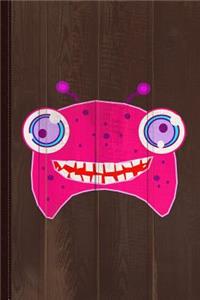 Cute Pink Monster Journal Notebook