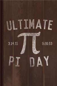 Ultimate Pi Day Vintage Journal Notebook