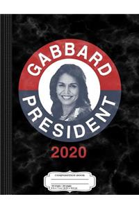 Vintage Tulsi Gabbard for President 2020 Composition Notebook