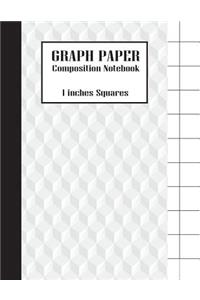 Graph Paper Composition Notebook: 1 inches squares - Large Print(8.5x11) 100 Pages - Composition Notebooks (Softback): Graph Paper Notebook