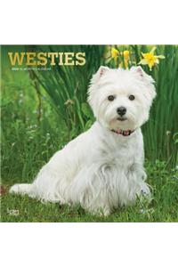 West Highland White Terriers 2020 Square Foil