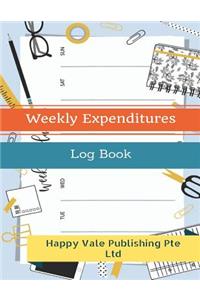 Weekly Expenditures Log Book