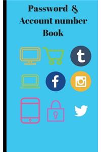Password & Account Number Book: Never Forget the Password Again