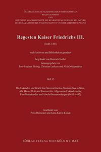 Regesten Kaiser Friedrichs III.