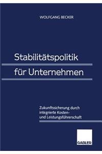Stabilitätspolitik Für Unternehmen