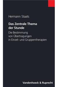 Das Zentrale Thema Der Stunde