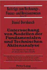 Untersuchung Von Modellen Der Fundamentalen Und Technischen Aktienanalyse