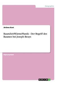 RaumZeitWärmePlastik - Der Begriff des Raumes bei Joseph Beuys