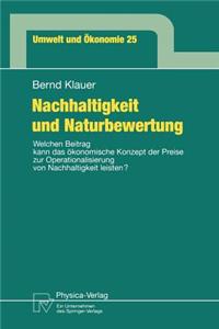 Nachhaltigkeit Und Naturbewertung