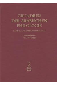Grundriss Der Arabischen Philologie
