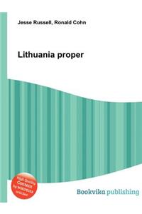 Lithuania Proper