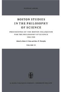 Proceedings of the Boston Colloquium for the Philosophy of Science 1966/1968