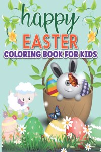 Happy Easter Coloring Book for Kids