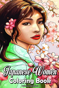 Japanese Women an Adults Coloring Book