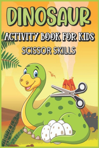 Dinosaur Scissor Skills Activity Book for Kids