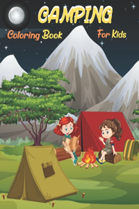 Camping Coloring Book For Kids