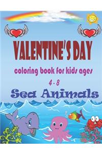 Valentine's Day coloring book for kids ages 4-8